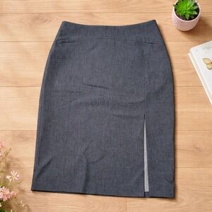 New York & Company Dark Denim Color Pencil Skirt